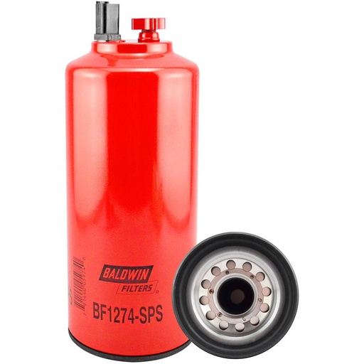 BF1274-SPS Fuel Filter, Spin-on / Drain