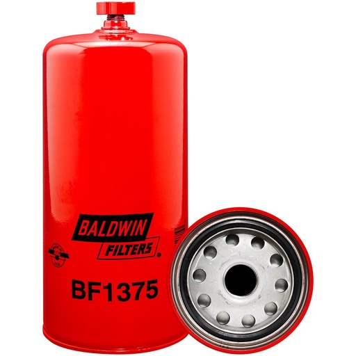 BF1375 Fuel Filter, Spin-on / Drain