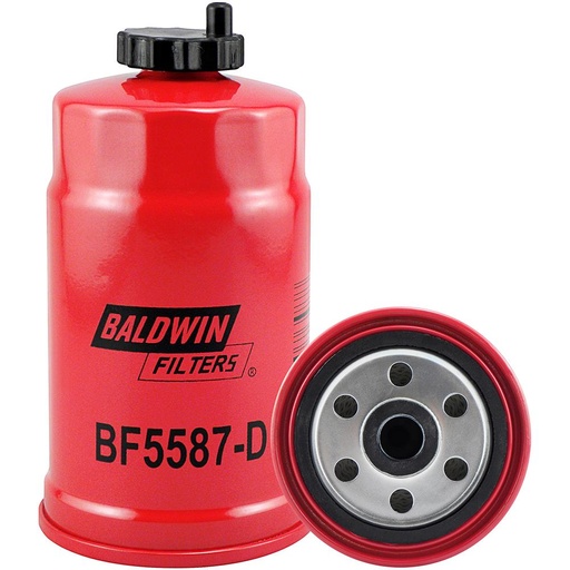 BF5587-D Fuel Filter, Spin-on / Drain