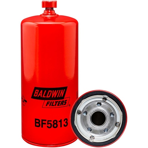 BF5813 Fuel Filter, Spin-on / Drain