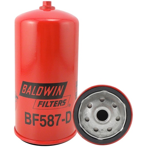 BF587-D Fuel Filter, Spin-on / Drain