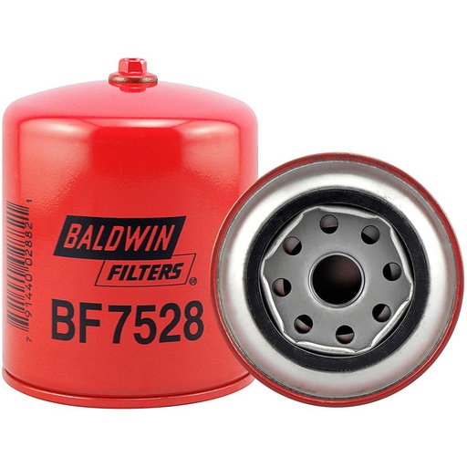BF7528 Fuel Filter, Spin-on / Drain
