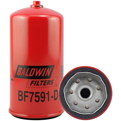 BF7591-D Fuel Filter, Spin-on / Drain