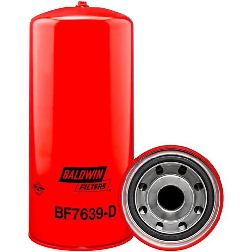 BF7639-D Fuel Filter, Spin-on / Drain