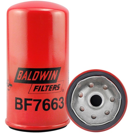 BF7663 Fuel Filter, Spin-on