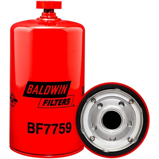 BF7759 Fuel Filter, Spin-on / Drain