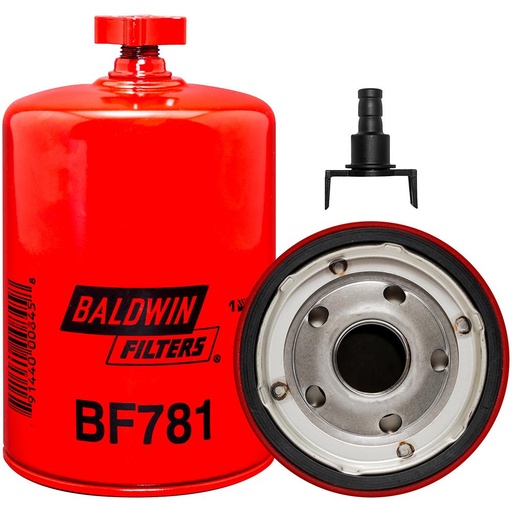 BF781 Fuel Filter, Spin-on / Drain