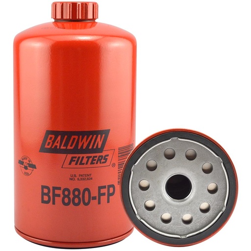 BF880-FP Fuel Filter, Spin-on / Drain