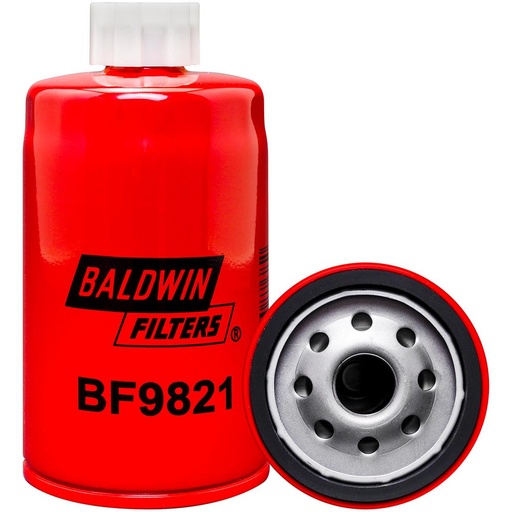 BF9821 Fuel Filter, Spin-on / Drain