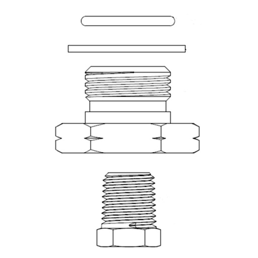 RK 11-1910 Complete Bowl Drain Fittig Kit