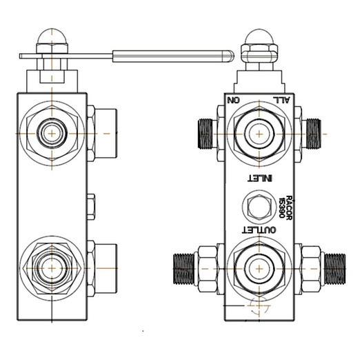 RK 15390 Replacement kit, valve-6 PNT