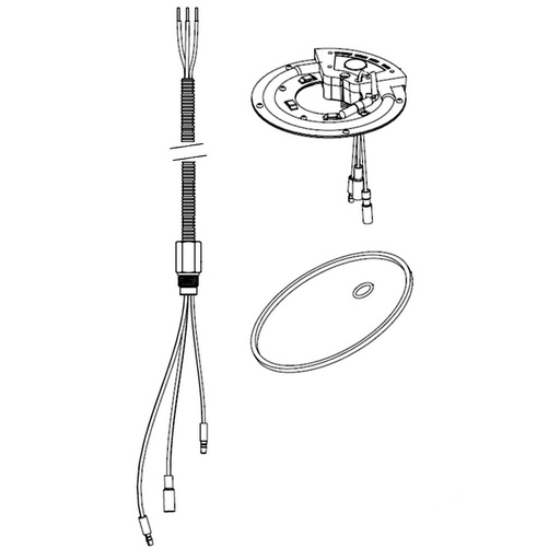 RK11-2015 REPL, KIT HEATER/FEEDTHRU 24V