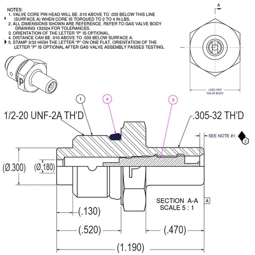 A4ES0231L2K A4 3.80L PISTON ACC 250 BAR CE