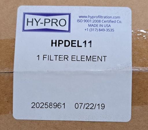 [318208] HPDEL11 Element de filtre HYPRO