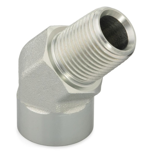 1 CD45-SS Male female thread 45° elbow