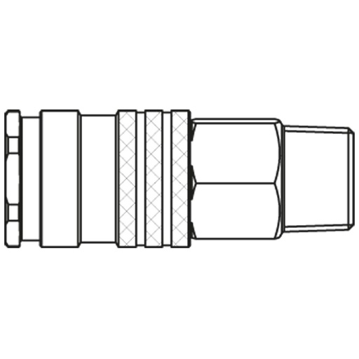 1800KAAW21EVX COUPLING BODY STAINLESS