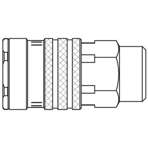 1800KBAW21EVX COUPLING BODY STAINLESS