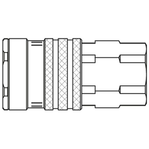 1800KBIW21MPN COUPLING BODY 2-WAY