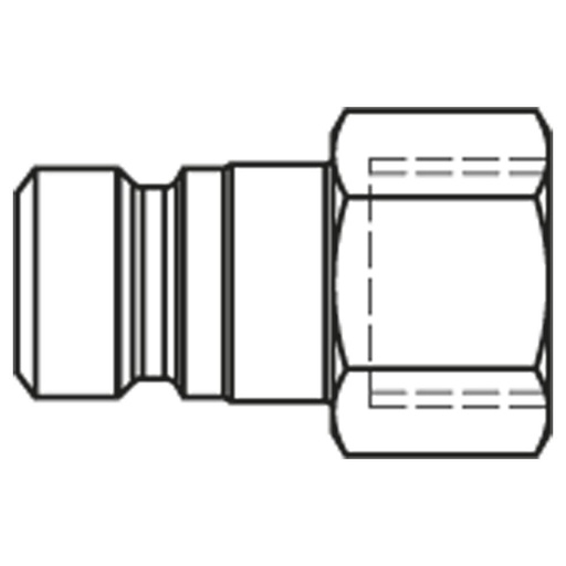 1800SFIW17EXX PLUG-IN NIPPLE STAINLESS