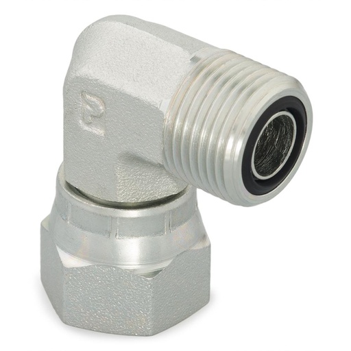 20 C6LO-S FKM SWIVEL NUT ELBOW