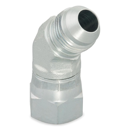 24 V6X-SS T-Lok 45° swivel nut elbow