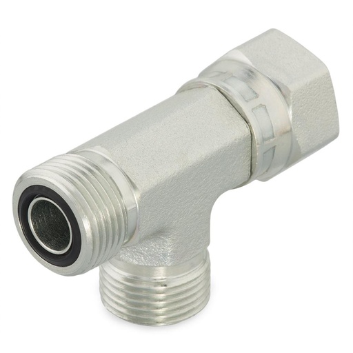 6R6MLOS O-Lok Swivel nut run tee