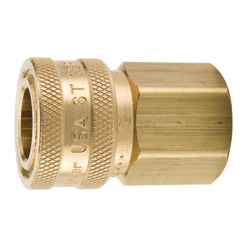 BST-12 QUICK COUPLER ST BODY BRASS