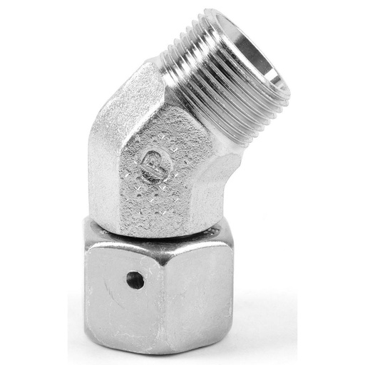 EV06LOMD71 EO Swivel nut 45° elbow