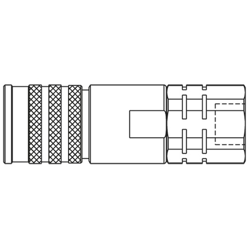 FEC-251-4FB FLATFACED COUPLING BODY, ELIM.