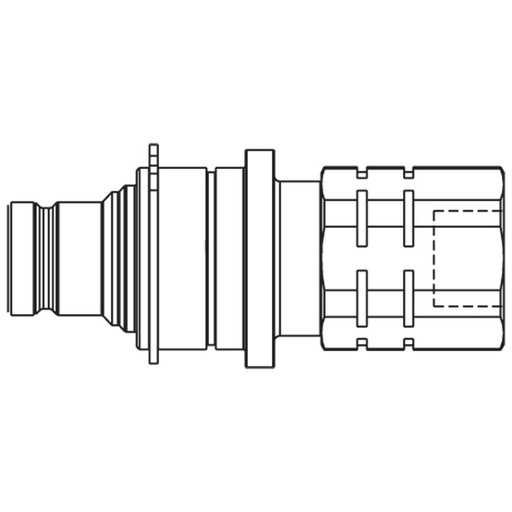 FECP-372-8FB FLATFACED PLUG IN NIPPLE