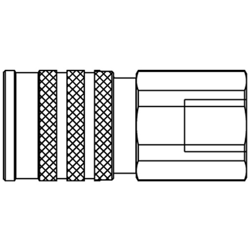 FEM-751-12FB FLATFACED COUPLING BODY