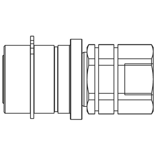 FEMP-751-12FB FLATFACED COUPLING BODY