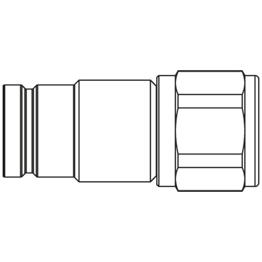 FF2520 FLATFACED PLUG