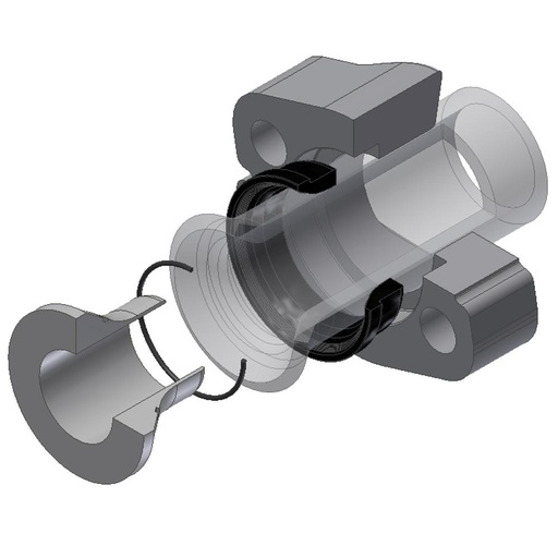 HPF620-38X6.0-FCF HPF TUBE CONNECTION FLAT FACE