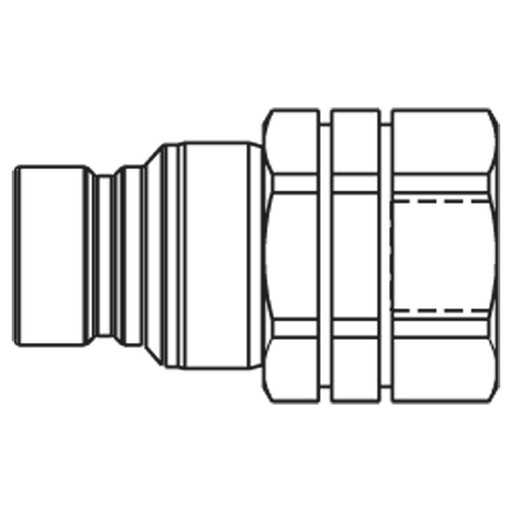 IF3820 RV FLATFACED PLUG-IN NIPPLE