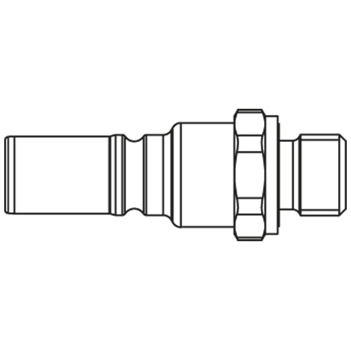 NSI-252-4MBE-2 QUICK COUPLING,MALE NIPPLE:,HY