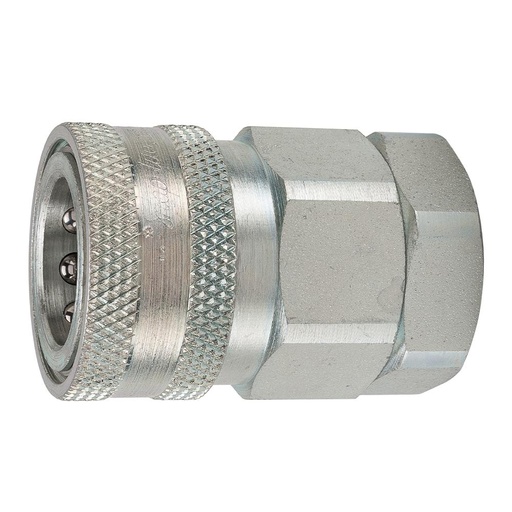 PHC16-16F 1 H COUPLER PLAIN STEEL