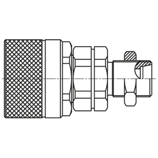 QHPA13-E6X3-C QUICK COUPLING,MALE NIPPLE:,HY