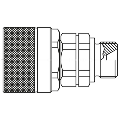 QHPA14-F4B4-C QUICK COUPLING,MALE NIPPLE:,HY
