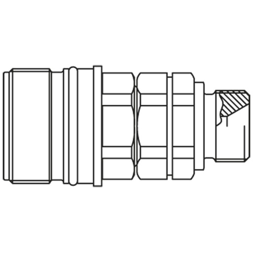 QHPA54-F4B4-C QUICK COUPLING,FEMALE COUPLER: