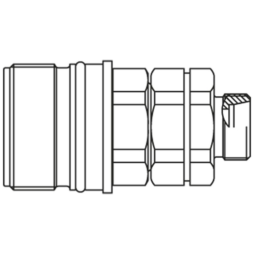 QHPA56-D7X8-C QUICK COUPLING,FEMALE COUPLER: